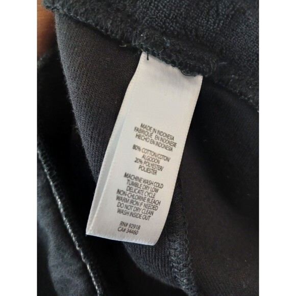 Juicy Couture Jumpsuit Vintage Y2K Black Terrycloth 3/4 Sleeve Women's Size M - Picture 10 of 10